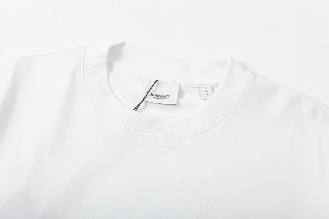 BURBERRY 🪡 Logo Classic ， Retro Same Style T 260 Versatile : White Size：XS~L